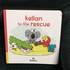 “Kellan to the Rescue” kids hardback  board book